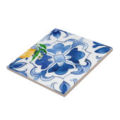 Majolica, citroen, Siciliaanse tegels, Tegeltje (Zijkant)