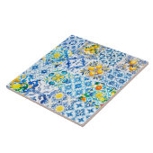 Majolica, citroen, Siciliaanse tegels, Tegeltje (Zijkant)