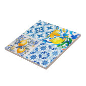 Majolica, citroen, Siciliaanse tegels, Tegeltje (Zijkant)