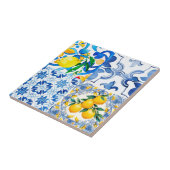 Majolica, citroen, Siciliaanse tegels, Tegeltje (Zijkant)