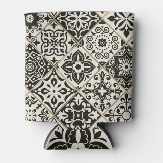 Majolica Islamitische Tegel Patchwork Blikjeskoeler (Voorkant)