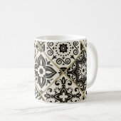 Majolica Islamitische Tegel Patchwork Koffiemok (Voorkant rechts)