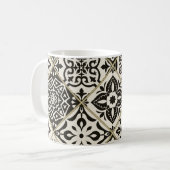 Majolica Islamitische Tegel Patchwork Koffiemok (Voorkant links)