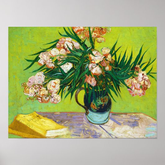 Majolica Jar Branches Oleander Vincent van Gogh Poster (Voorkant)