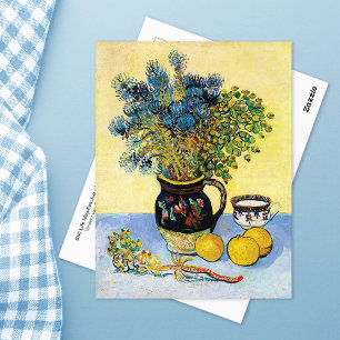 Majolica kruik Wildflowers Vincent van Gogh Briefkaart