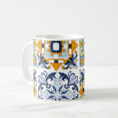 Majolica ,lemons,Sicilian tiles  Koffiemok (Voorkant links)