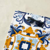 Majolica ,lemons,Sicilian tiles Strandlaken (In situ)