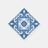 Majolica, mediterrane tegels, servet (Hoek)