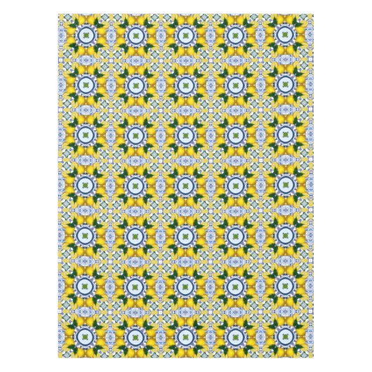 Majolica, mediterrane tegels, tafelkleed (Voorkant)