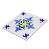 Majolica, Portugese tegels Tegeltje (Zijkant)