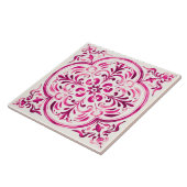 Majolica Rose Tegeltje (Zijkant)