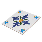 Majolica, Siciliaanse stijl Tegeltje (Zijkant)