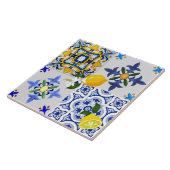 Majolica, Siciliaanse stijl Tegeltje (Zijkant)