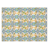 Majolica, Siciliaanse tegels, citroencitrusvruchte Tafelkleed (Voorkant (Horizontaal))