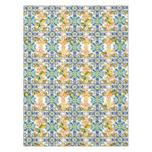 Majolica, Siciliaanse tegels, citroencitrusvruchte Tafelkleed (Voorkant)