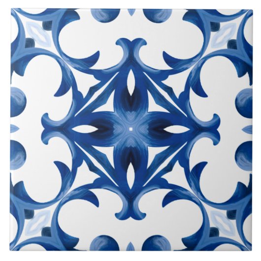 Majolica, Siciliaanse tegels, keramische Tegel Tegeltje (Voorkant)