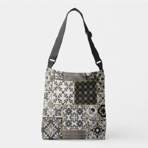 Majolica tegel Islamitische motieven. Crossbody Tas
