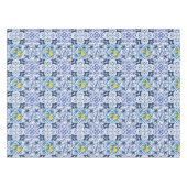 Majolica, tegels, citroenen, Siciliaanse tegels Tafelkleed (Voorkant (Horizontaal))