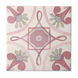 Majolica-Waterverf Tegeltje