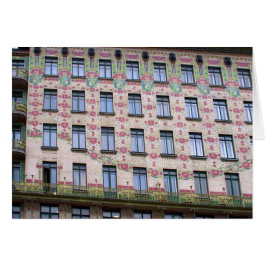 Majolikahaus Wenen Oostenrijk (Voorkant Horizontaal)