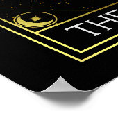 Majoor Arcana de Magiciër Tarot Kaart Poster (Hoek)