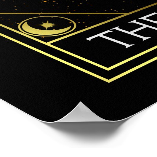 Majoor Arcana de Magiciër Tarot Kaart Poster (Hoek)