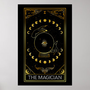 Majoor Arcana de Magiciër Tarot Kaart Poster
