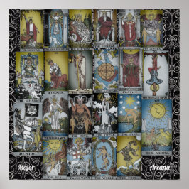 Majoor Arcana Tarot Sux Poster