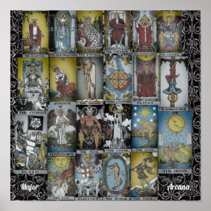 Majoor Arcana Tarot Sux Poster