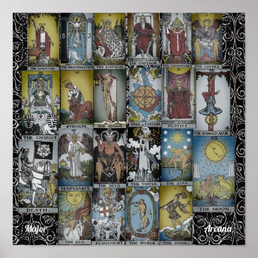 Majoor Arcana Tarot Sux Poster (Voorkant)