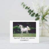 Majoor Cuthbert Acorn-Nutkraker Briefkaart (Staand voorkant)