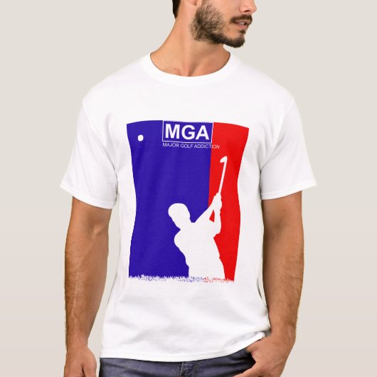 Majoor Golf Addiction T-shirt (Voorkant)