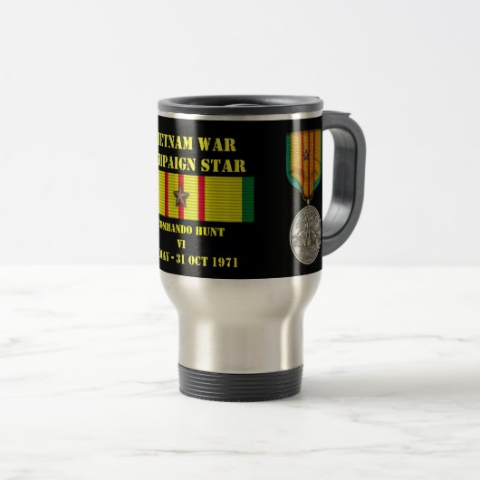 Majoor Hunt VI Campaign Reisbeker (Voorkant rechts)