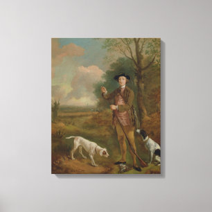 Majoor John Dade (1726-1811) van Tannington, Suffo Canvas Afdruk