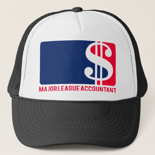 Majoor League Accountant Trucker Pet (Voorkant)