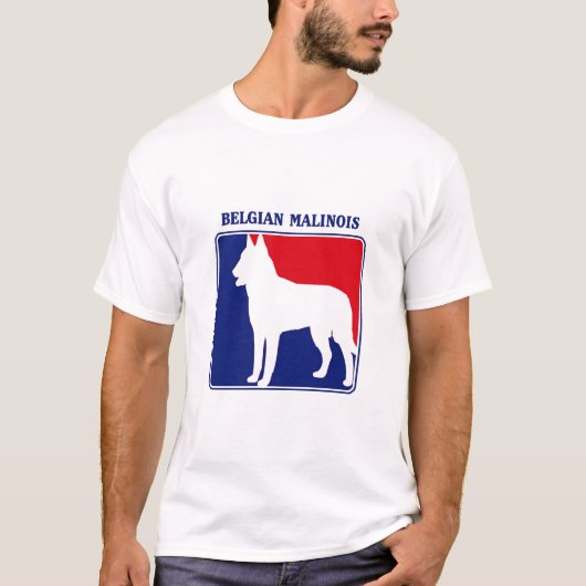 Majoor League Belgium Malinois t-shirt (Voorkant)