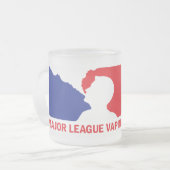 Majoor League Vaping Logo Vaper Frosted Mok (Voorkant links)