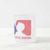 Majoor League Vaping Logo Vaper Frosted Mok (Center)