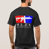 Majoor league Zombie Killer AR SBR T-shirt (Achterkant)