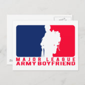 Majoor Leger Boyvriend Briefkaart (Voorkant / Achterkant)