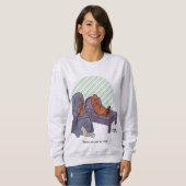 Majoor Loser Women's Ash Sweatshirt (Voorkant volledig)