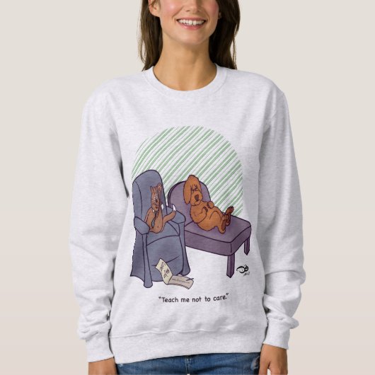 Majoor Loser Women's Ash Sweatshirt (Voorkant)