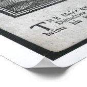 Majoor Stepe Bonnet uit 'Histories and Lives' Poster (Hoek)