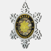 Majoor Tin Sneeuwvlok Ornament (Rechts)