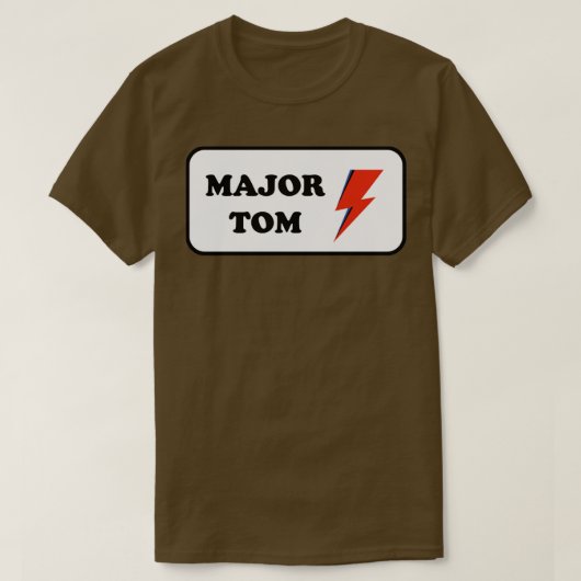 Majoor Tom T-shirt (Design voorkant)