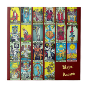 Major Arcana Tarot Tegeltje