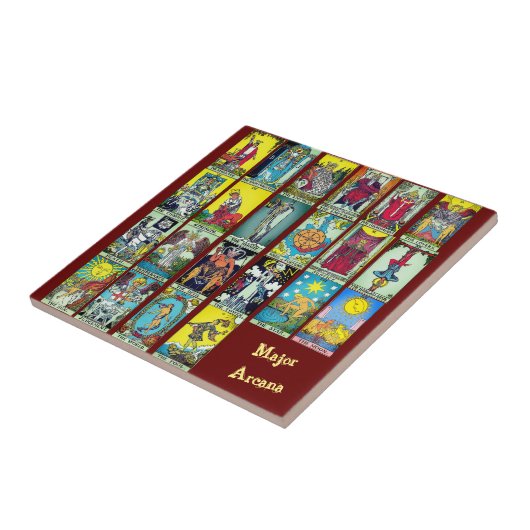 Major Arcana Tarot Tegeltje (Zijkant)