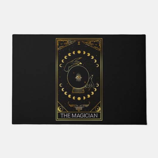 Major Arcana The Magician Tarot Card Deurmat (Voorkant)
