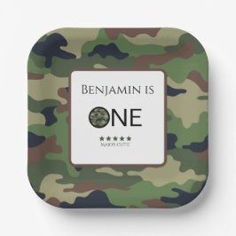 Major Cutie Paper Plate Kids Birthday Papieren Bordje