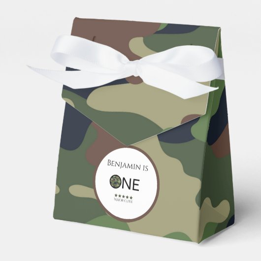 Major Cutie Party Favor Box Kids Birthday Bedankdoosjes (Voorkant Zijde)